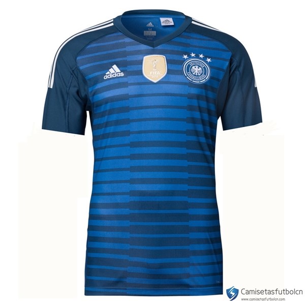 Camiseta Seleccion Alemania Primera equipo Portero 2018 Azul